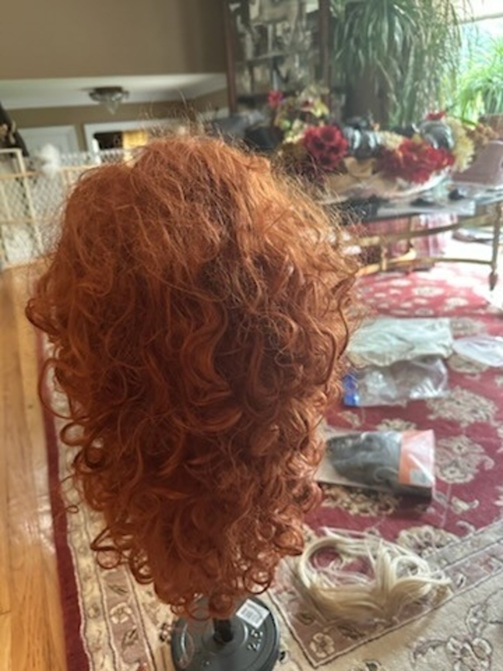 Curly Red Women’s Wig - Vibrant Copper Hair